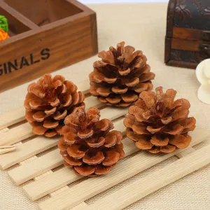 Bulk 2" 20 Pcs Christmas Pine Cones Decoration Vase Fillers for Thanksgiving DIY Crafts Wholesale