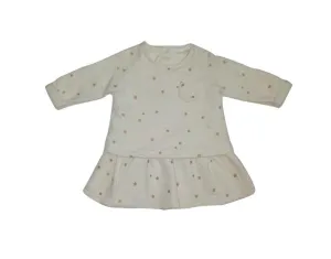 Next White & Gold Stars Baby Girls Dress