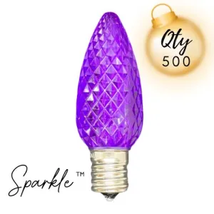 Sparkle™ C9 Purple Faceted SMD Bulbs- Case of 500